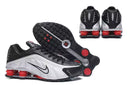 Shox R4 "Prata/Vermelho"