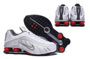 Shox R4 "Branco/Vermelho"
