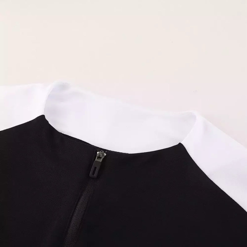 Conjunto Nike Dri-Fit Jaqueta + Calça "Black/White"