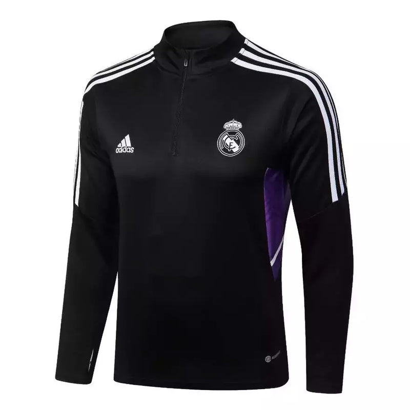 Tracksuit Real Madrid "Black" (Somente Parte De Cima)