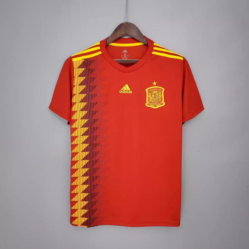 Camisa Retrô "Espanha Home 2018"