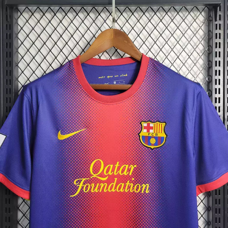 Camisa Retrô "Barcelona Home 12/13"