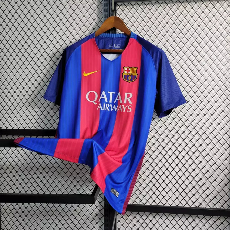 Camisa Retrô "Barcelona Home 16/17"