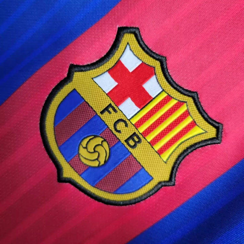 Camisa Retrô "Barcelona Home 16/17"
