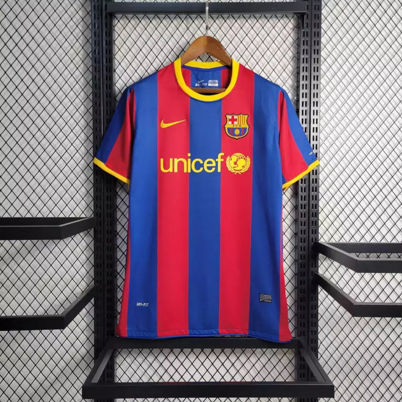 Camisa Retrô "Barcelona Home 10/11"