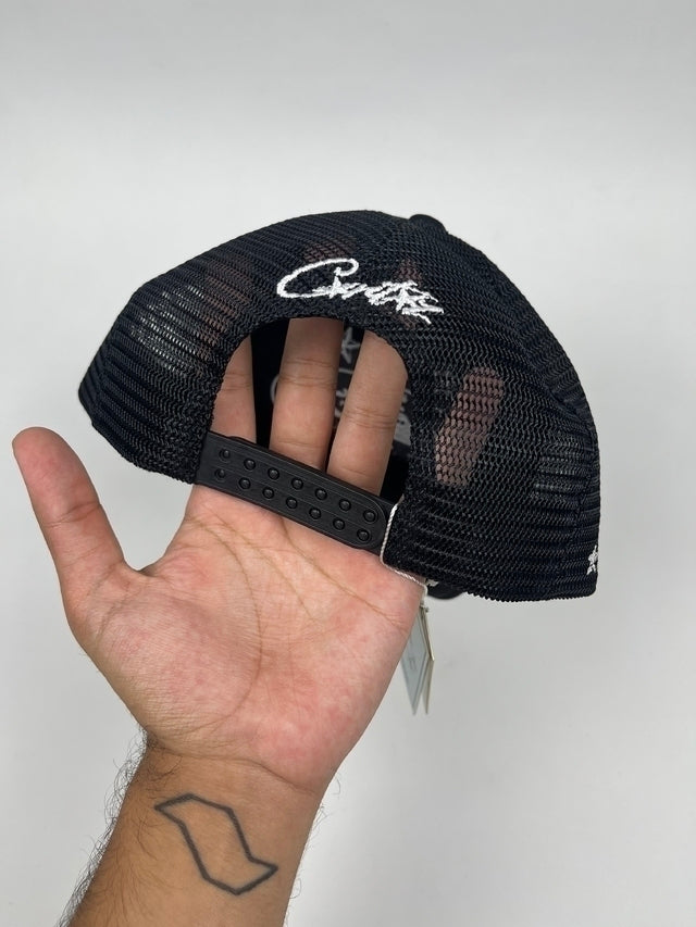 Boné Corteiz Trucker 5 Stars "Preto"