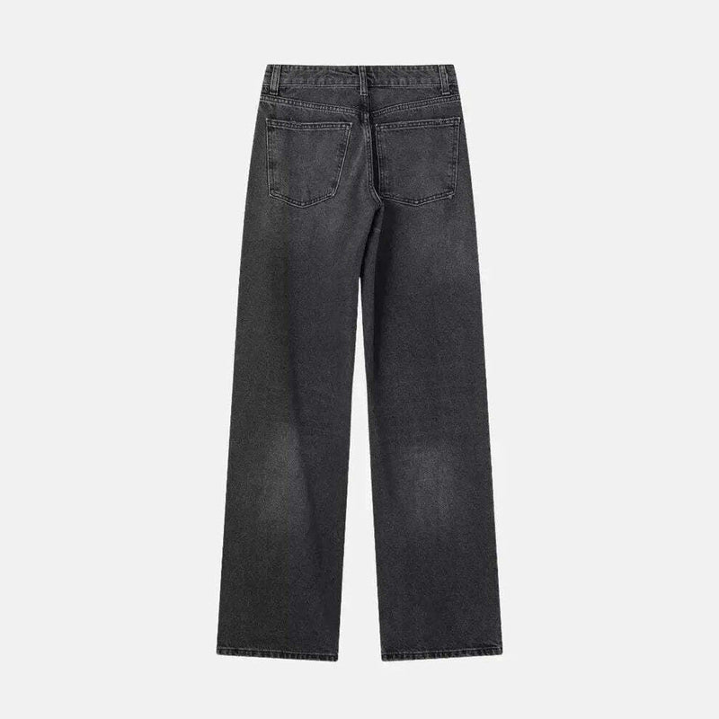 Calça Jeans Streetwear Baggy Preta