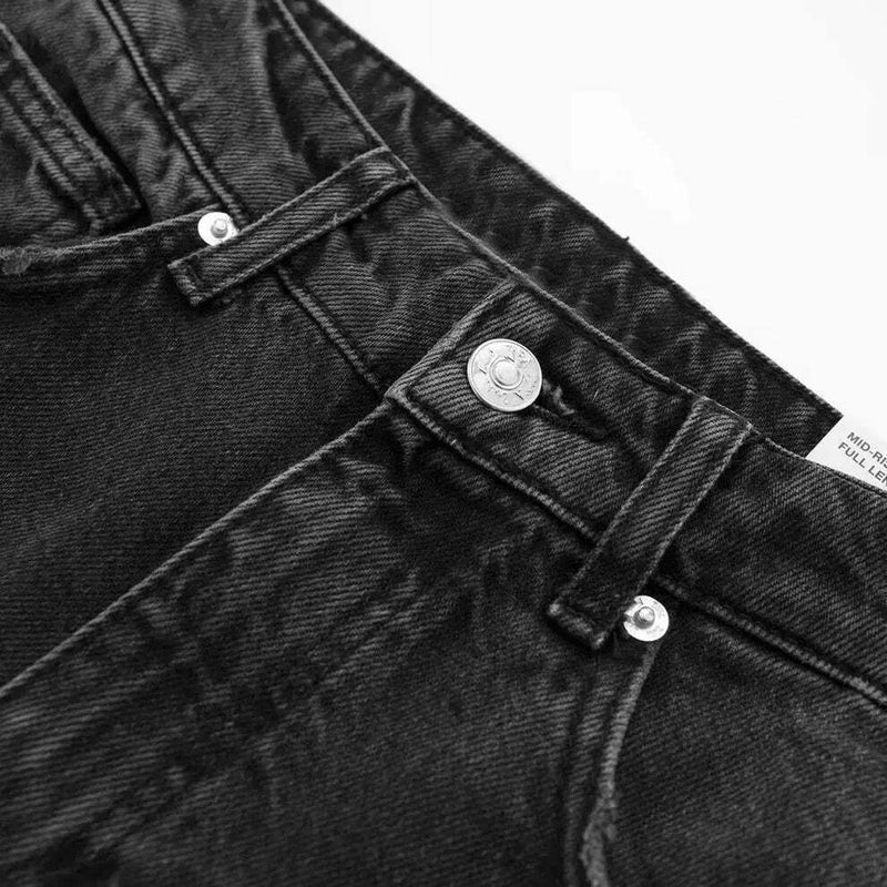 Calça Jeans Streetwear Baggy Preta