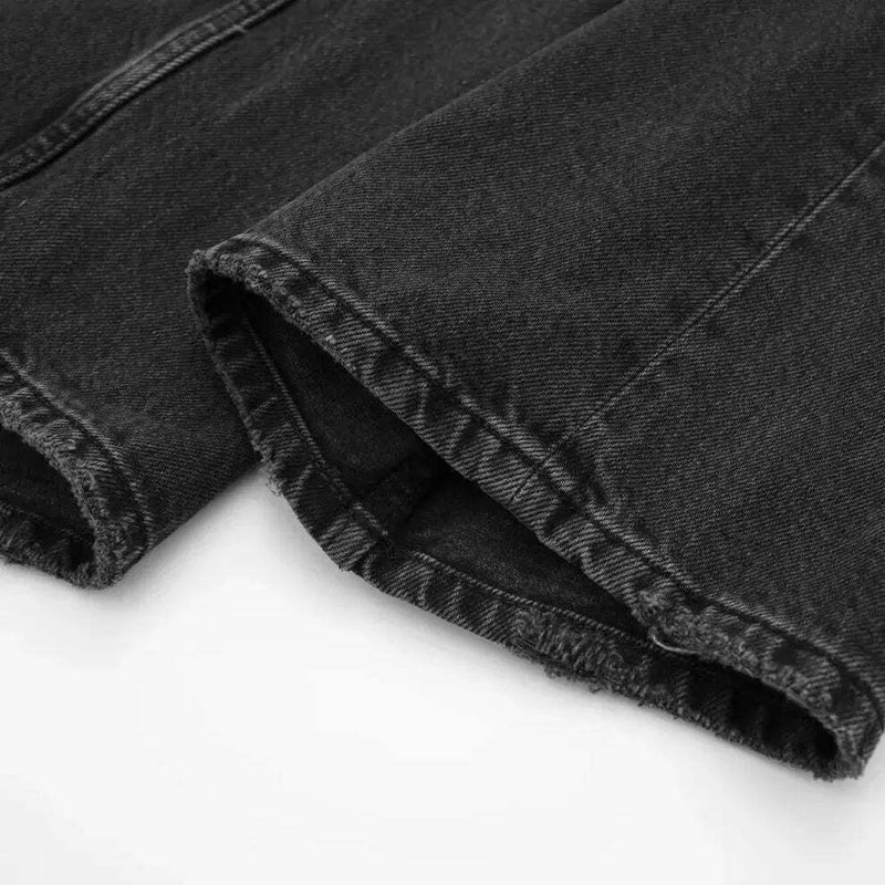 Calça Jeans Streetwear Baggy Preta