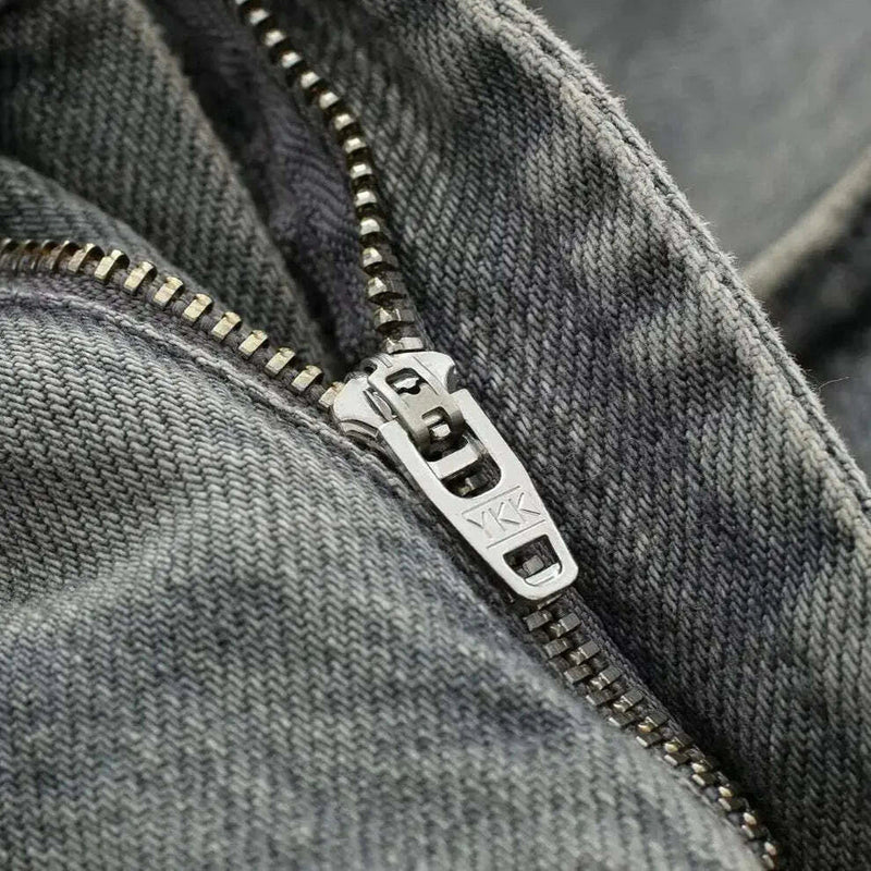 Calça Jeans Cinza Streetwear Baggy