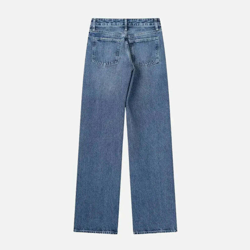Calça Jeans Streetwear Baggy Azul Oceano