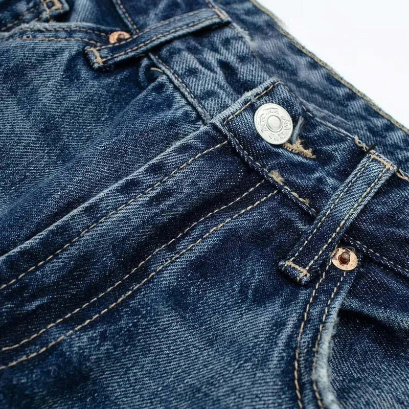 Calça Jeans Streetwear Baggy Azul Oceano