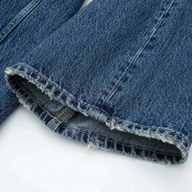 Calça Jeans Streetwear Baggy Azul Oceano