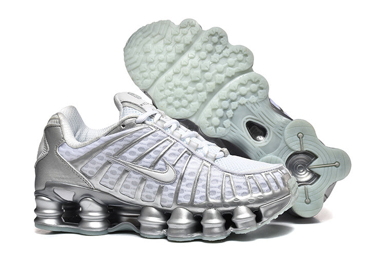 Shox TL " WHITE METALLIC “