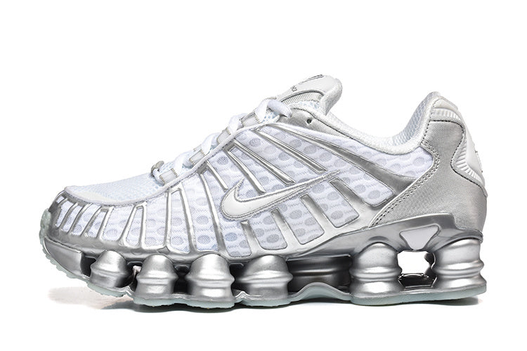 Shox TL " WHITE METALLIC “