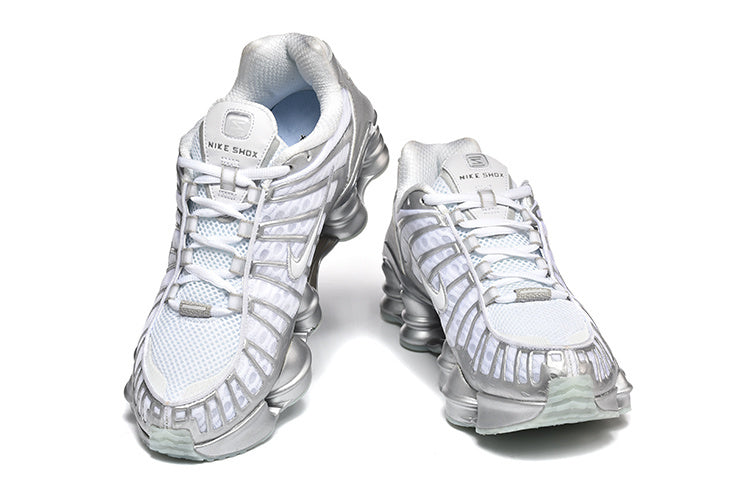 Shox TL " WHITE METALLIC “