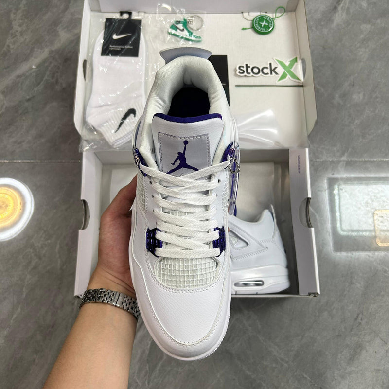 Nike Air Jordan 4 Retro 'Purple Metallic'