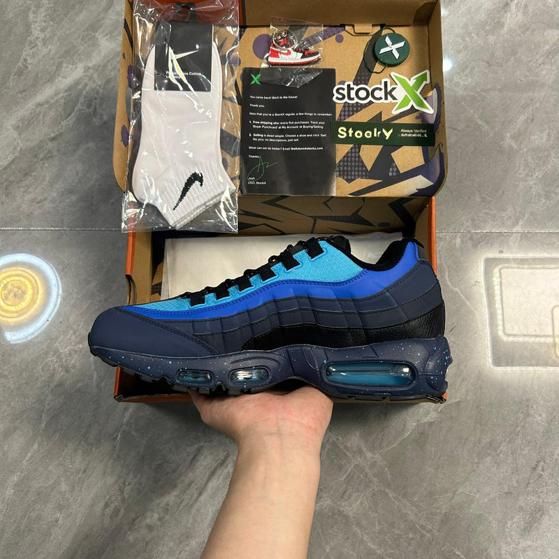 Stash x Nike Air Max 95 Black and Harbor Blue