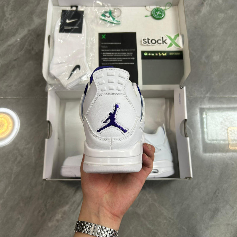 Nike Air Jordan 4 Retro 'Purple Metallic'