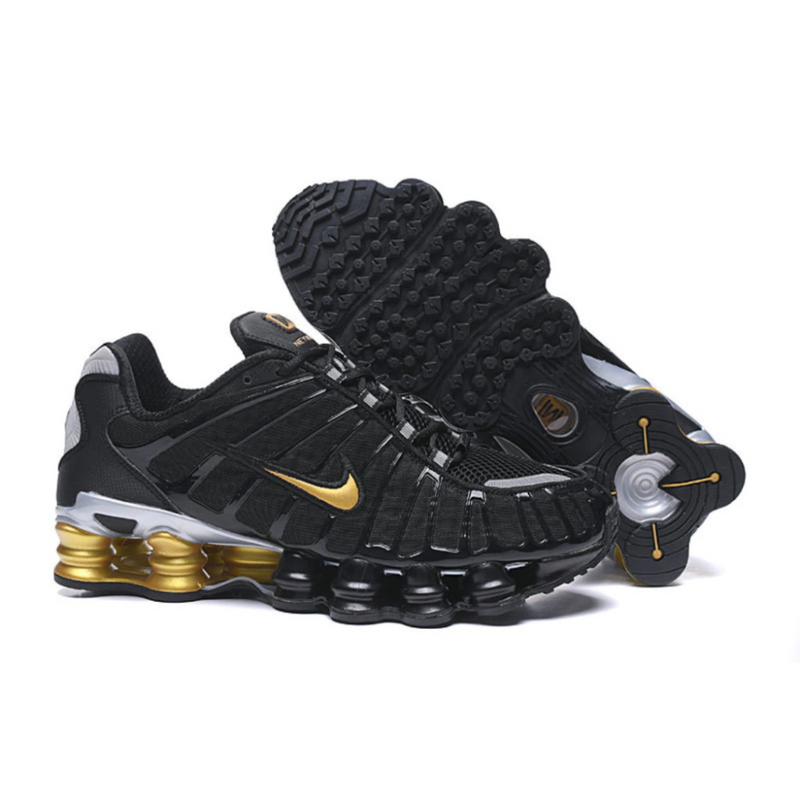 Nike Shox TL Preto/Dourado