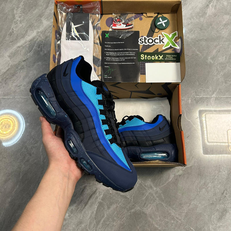 Stash x Nike Air Max 95 Black and Harbor Blue