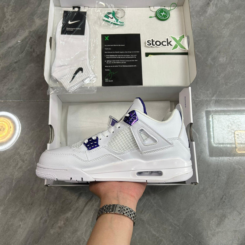 Nike Air Jordan 4 Retro 'Purple Metallic'