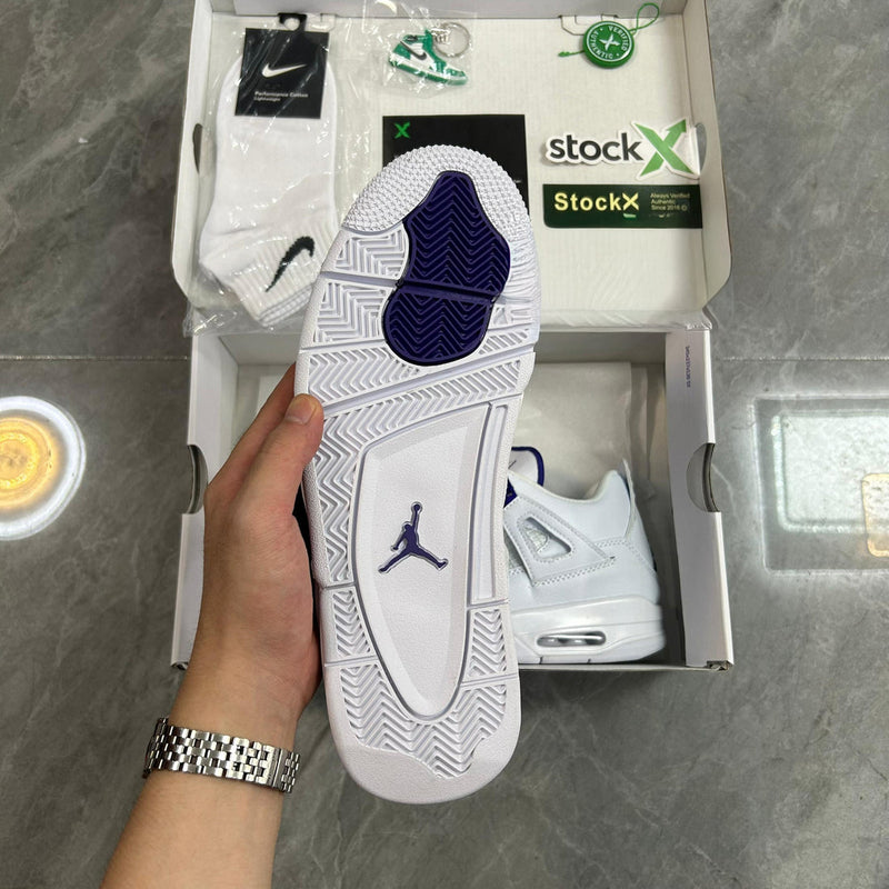 Nike Air Jordan 4 Retro 'Purple Metallic'