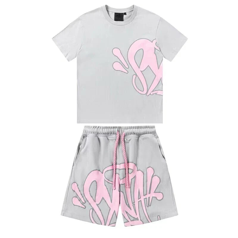 Synaworld Syna Logo Twinset "Grey/Pink"